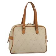 Burberry Vintage Pre-owned Canvas handvskor Beige, Dam