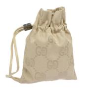 Gucci Vintage Pre-owned Canvas necessrer Beige, Dam