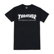 Thrasher Skatemag Tee Herr T-shirt Svart/Vit Black, Herr