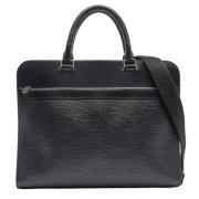 Louis Vuitton Vintage Pre-owned Laeder portfljer Black, Herr