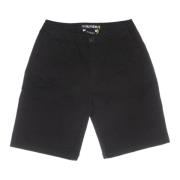 Iuter Svarta Jogger Shorts med Fickor Black, Herr