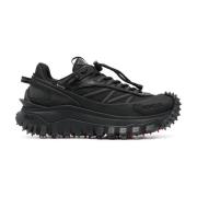 Moncler Svarta Sneakers - Stilfull Modell Black, Dam