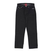 ES Svart Baggy Denim Jeans Black, Herr