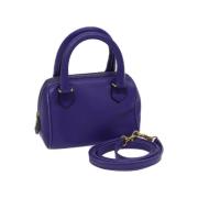 Celine Vintage Pre-owned Laeder handvskor Purple, Dam