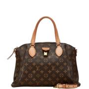 Louis Vuitton Vintage Pre-owned Canvas handvskor Brown, Dam