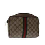 Gucci Vintage Pre-owned Canvas gucci-vskor Beige, Dam