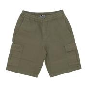 Iuter Cargo Shorts med Fickor och Dragsko Green, Herr