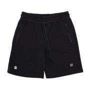 Dolly Noire Svarta Sweatpant Shorts Elastisk Midja Black, Herr