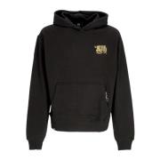 Dolly Noire Öken Skull Lättvikts Hoodie Svart Black, Herr