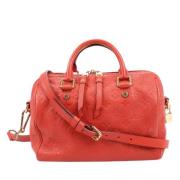 Louis Vuitton Vintage Pre-owned Laeder handvskor Red, Dam