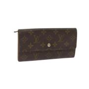 Louis Vuitton Vintage Pre-owned Belagd canvas plnbcker Brown, Dam