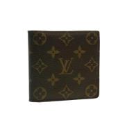 Louis Vuitton Vintage Pre-owned Belagd canvas plnbcker Brown, Dam