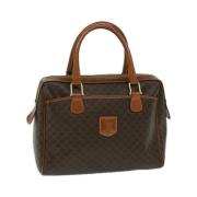 Celine Vintage Pre-owned Tyg handvskor Brown, Dam