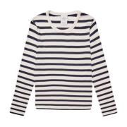 Munthe Randig Långärmad T-shirt Navy Multicolor, Dam