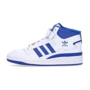 Adidas Forum Mid Basketbollsko Vit/Blå White, Herr