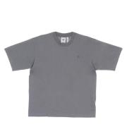 Adidas Grå Classic Tee med Trefoil Logo Gray, Herr