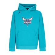 Jordan Charlotte Hornets Club Hoodie Teal Blue, Herr