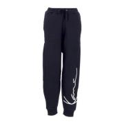 Karl Kani Signature Wide Fit Sweatpants Svart Black, Herr