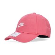 Nike Böjd Skärmkeps Tvättad Hav Korall Pink, Unisex