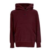 Nike Mjuk Hoodie Burgundy Crush/Svart Brown, Dam