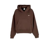 Nike Baroque Brown Oversized Hoodie Brown, Dam