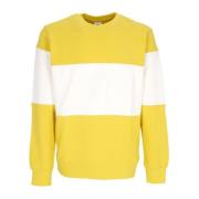 Nike Färgblock Lättvikts Crewneck Sweatshirt Yellow, Herr