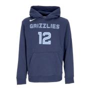 Nike Ja Morant NBA Club Hoodie Blue, Herr