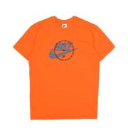 Nike Säkerhetsorange T-shirt med främre tryck Orange, Herr