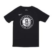 Nike Brooklyn Nets Logo Tee Black, Herr