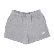 Nike Fleece Mid-rise Shorts Heather/Vit Gray, Dam