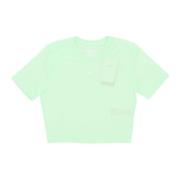 Nike Essential Slim-fit Crop Tee Women's T-Shirt Green, Dam