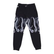 Octopus Svarta Sweatpants med Kontur Black, Herr