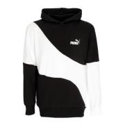 Puma Power Cat Lättvikts Hoodie Svart Black, Dam