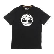 Timberland Svart Tree Tee Kortärmad T-shirt Black, Herr