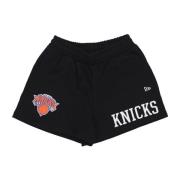 New Era NBA Team Logo Shorts Svart/Blå Black, Dam