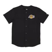 New Era Lakers Logo Jersey Jacka Svart/Lila Black, Herr