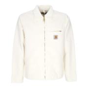 Carhartt Wip Canvasjacka med sammetkrage White, Herr