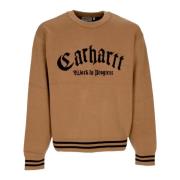 Carhartt Wip Onyx Crew-Neck Sweater Brun/Svart Herr Brown, Herr