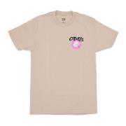 Obey Klassisk Daisy Spray Herr T-shirt Beige, Herr