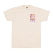 Obey Throwback Classic Tee Cream T-Shirt Beige, Herr