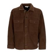 Obey Vadderad Skjortjacka Java Brun Brown, Herr