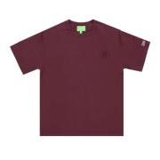 HUF Galaxer Avslappnad Topp Vin T-shirt Red, Herr