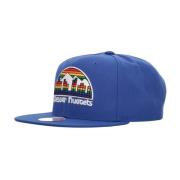 Mitchell & Ness NBA Konferens Patch Flat Brim Keps Blue, Herr