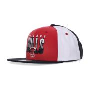 Mitchell & Ness Chicago Bulls Snapback Keps Röd/Svart Multicolor, Herr