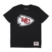 Mitchell & Ness Kansas City Chiefs Logo Tee Svart Black, Herr