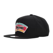 Mitchell & Ness NBA Konferens Patch Flat Brim Keps Black, Herr