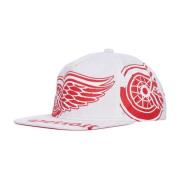 Mitchell & Ness Detroit Red Wings Flat Skärm Keps White, Herr