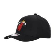 Mitchell & Ness Miami Heat NBA Keps Röd Svart Black, Herr