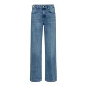 Co'Couture Bleach Jeans Bukser 544-Used Denim Blue, Dam