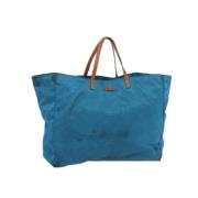 Gucci Vintage Pre-owned Canvas gucci-vskor Blue, Dam